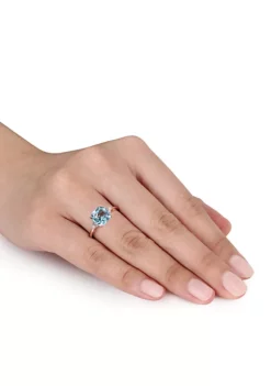 Cheapest ✨ 10k Rose Gold Blue Topaz and Diamond Ring by Belk & Co. 🔔 6 Cheapest ✨ 10k Rose Gold Blue Topaz and Diamond Ring by Belk & Co. 🔔 -DealsBelk & Co. Store Belk 8357