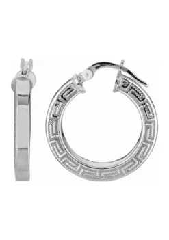 Coupon 🔔 Sterling Silver Hoop Earring by Belk & Co. 🔔
