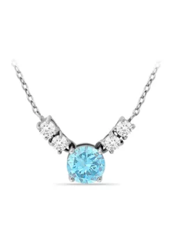 Outlet ๐ 2 ct. t.w. Blue & White Topaz Necklace, Sterling Silver by Belk & Co. ๐งจ 9 Outlet ๐ 2 ct. t.w. Blue & White Topaz Necklace, Sterling Silver by Belk & Co. ๐งจ -DealsBelk & Co. Store Belk 8407