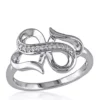 Wholesale 👏 Diamond Heart Infinity Ring in Sterling Silver by Belk & Co. ⭐