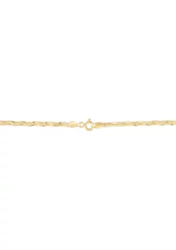 Discount ⭐ Herringbone Chain in 10K Yellow Gold by Belk & Co. 🛒 -DealsBelk & Co. Store Belk 8441