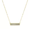 Best Sale 🛒 1/4 ct. t.w. Diamond Necklace in Gold Over Sterling Silver by Belk & Co. ✔️