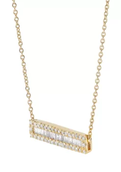 Best Sale 🛒 1/4 ct. t.w. Diamond Necklace in Gold Over Sterling Silver by Belk & Co. ✔️ -DealsBelk & Co. Store Belk 8508