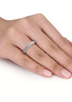 Coupon ⌛ 4/5 ct. t.w. Lab Created White Sapphire Anniversary Band in Sterling Silver by Belk & Co. ⭐ 7 Coupon ⌛ 4/5 ct. t.w. Lab Created White Sapphire Anniversary Band in Sterling Silver by Belk & Co. ⭐ -DealsBelk & Co. Store Belk 86