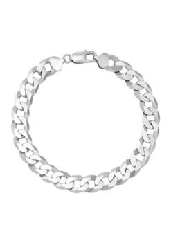 Best Pirce ✔️ 9.7 Millimeter Curb Chain Bracelet in Sterling Silver by Belk & Co. ✔️ -DealsBelk & Co. Store Belk 8612