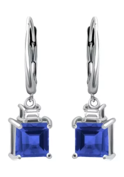 Outlet ๐ Lab Created 4 ct. t.w. Synthetic Blue and Created White Sapphire Drop Lever Back Earrings, Sterling Silver by Belk & Co. โค๏ธ 7 Outlet ๐ Lab Created 4 ct. t.w. Synthetic Blue and Created White Sapphire Drop Lever Back Earrings, Sterling Silver by Belk & Co. โค๏ธ -DealsBelk & Co. Store Belk 8624