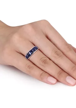 Wholesale ๐ 2.75 ct. t.w. Baguette Cut Lab Created Blue Sapphire Semi Eternity Anniversary Band in Sterling Silver by Belk & Co. ๐ 7 Wholesale ๐ 2.75 ct. t.w. Baguette Cut Lab Created Blue Sapphire Semi Eternity Anniversary Band in Sterling Silver by Belk & Co. ๐ -DealsBelk & Co. Store Belk 8649
