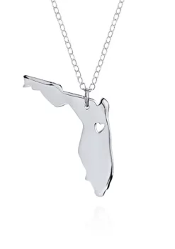 Top 10 💯 Sterling Silver Florida State Pendant by Belk & Co. 🎁