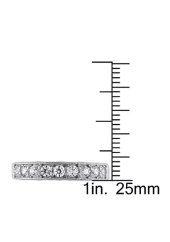 Coupon ⌛ 4/5 ct. t.w. Lab Created White Sapphire Anniversary Band in Sterling Silver by Belk & Co. ⭐ 8 Coupon ⌛ 4/5 ct. t.w. Lab Created White Sapphire Anniversary Band in Sterling Silver by Belk & Co. ⭐ -DealsBelk & Co. Store Belk 87