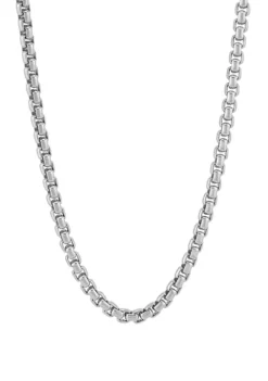 Coupon 🎁 Sterling Silver Round Box Chain Necklace by Belk & Co. 🔥 -DealsBelk & Co. Store Belk 8701