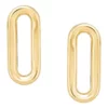 Budget ✔️ Small Paperclip Stud Earrings in 10K Yellow Gold by Belk & Co. ⭐