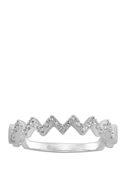 Flash Sale ✔️ 1/10 ct. t.w. Diamond Ring in 10K White Gold by Belk & Co. 🔥