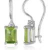 Top 10 🎉 Sterling Silver Peridot and Diamond Earrings by Belk & Co. 😍