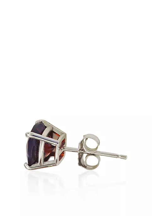 Deals โ 14k White Gold 6mm Garnet Stud Earrings by Belk & Co. ๐ 2 Deals โ 14k White Gold 6mm Garnet Stud Earrings by Belk & Co. ๐ - Image 2