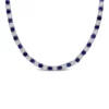 New ⭐ Created Blue and White Sapphire Tennis Necklace in Sterling Silver by Belk & Co. ❤️