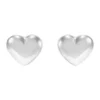 Brand new ✨ Puff Heart Earrings in 14K White Gold by Belk & Co. 💯