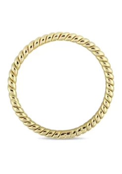 Outlet 🧨 Twist Wedding Band in 14K Yellow Gold by Belk & Co. 😀 -DealsBelk & Co. Store Belk 9056