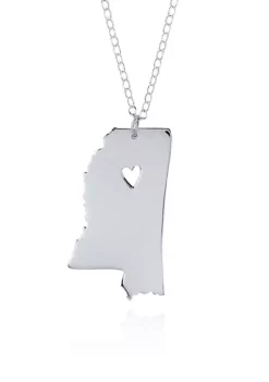 Flash Sale ๐ Sterling Silver Mississippi State Pendant by Belk & Co. ๐