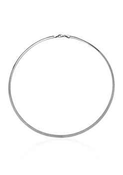 Cheap 💯 Sterling Silver 4-MM Avolto Omega Necklace by Belk & Co. 😀 -DealsBelk & Co. Store Belk 9093