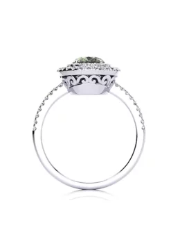 Brand new ๐ 1 1/2cttw Oval Shape Mystic Topaz and Double Halo Diamond Ring In Sterling Silver by Belk & Co. ๐ 8 Brand new ๐ 1 1/2cttw Oval Shape Mystic Topaz and Double Halo Diamond Ring In Sterling Silver by Belk & Co. ๐ -DealsBelk & Co. Store Belk 9102