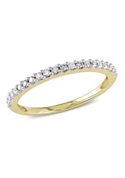 Brand new 🌟 1/4 ct. t.w. Diamond Anniversary Band in 10K Yellow Gold by Belk & Co. 😀