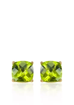 Outlet ✨ 14k Yellow Gold 6mm Peridot Stud Earrings by Belk & Co. 😀 -DealsBelk & Co. Store Belk 9152