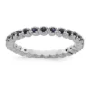 Best deal ⭐ 1/2 ct. t.w. Lab Created Sapphire Stackable Expressions Ring in Sterling Silver by Belk & Co. 🔥