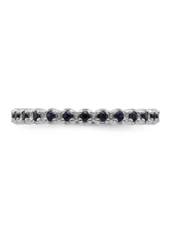 Best deal ⭐ 1/2 ct. t.w. Lab Created Sapphire Stackable Expressions Ring in Sterling Silver by Belk & Co. 🔥 -DealsBelk & Co. Store Belk 9228