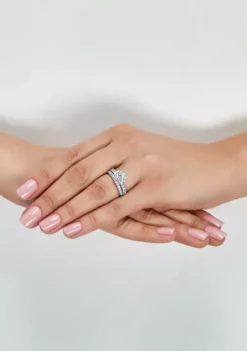 Best Pirce ✔️ My Forever 2 ct. t.w. Round Diamond Bridal Ring Set in 14k White Gold by Belk & Co. 👍 -DealsBelk & Co. Store Belk 9270