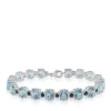 Cheap ❤️ Sterling Silver Blue Topaz and Sapphire Bracelet by Belk & Co. 😍