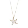Best deal ⭐ 0.10 ct. t.w. Diamond Starfish Pendant in 10K Yellow Gold by Belk & Co. 🎁