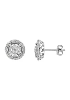 Budget 🎉 1/4 ct. t.w. Diamond Round Stud Earrings by Belk & Co. 💯