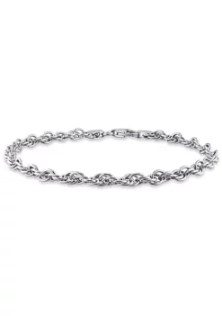 Hot Sale 🎉 2.2MM Singapore Chain Bracelet in Sterling Silver, 7.5" by Belk & Co. ✨ -DealsBelk & Co. Store Belk 9300