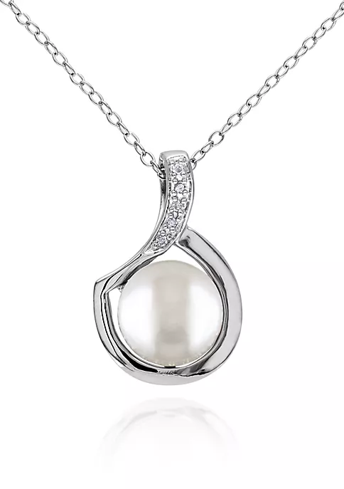 Best reviews of 👍 Sterling Silver White Cultured Freshwater Pearl and Diamond Pendant by Belk & Co. 😉 3 Best reviews of 👍 Sterling Silver White Cultured Freshwater Pearl and Diamond Pendant by Belk & Co. 😉 - Image 3
