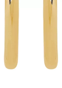 Outlet 😍 10K Yellow Gold Polished Tube Hoops by Belk & Co. 🔥 -DealsBelk & Co. Store Belk 9337