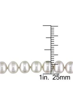 Best Sale 🎁 6.5-7MM Freshwater Cultured Pearl 18" Strand Necklace by Belk & Co. ❤️ -DealsBelk & Co. Store Belk 9346