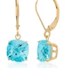 Cheapest 💯 10k Yellow Gold Blue Topaz Earrings by Belk & Co. 🔥