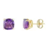 Top 10 🌟 Cushion Amethyst Earrings in 10k Yellow Gold by Belk & Co. 🔥