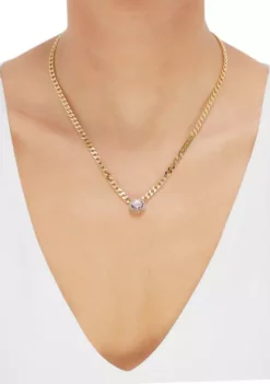 Promo 🔔 Amethyst and White Topaz Necklace in Gold Over Sterling Silver by Belk & Co. ❤️ -DealsBelk & Co. Store Belk 9414