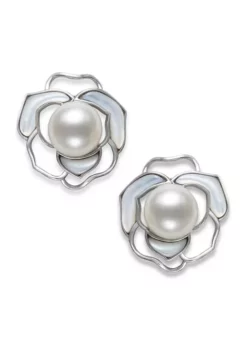 Budget 😍 Mother of Pearl & Freshwater Pearl Earrings by Belk & Co. 😉 -DealsBelk & Co. Store Belk 9465