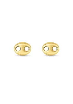 Deals ✔️ 14 Karat Yellow Gold Puffed Mariner Post Earring by Belk & Co. 🥰 -DealsBelk & Co. Store Belk 9467