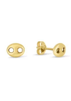 Deals ✔️ 14 Karat Yellow Gold Puffed Mariner Post Earring by Belk & Co. 🥰 -DealsBelk & Co. Store Belk 9469