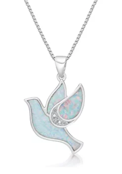 Coupon 🥰 Lab Created 0.8 ct. t.w. Created Opal and Diamond Accent Dove Pendant in Sterling Silver by Belk & Co. 👍 7 Coupon 🥰 Lab Created 0.8 ct. t.w. Created Opal and Diamond Accent Dove Pendant in Sterling Silver by Belk & Co. 👍 -DealsBelk & Co. Store Belk 9490