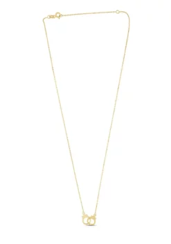 Best Pirce 👍 14 Karat Yellow Gold Handcuff Necklace by Belk & Co. 😉