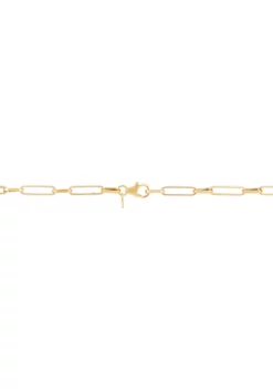 Cheap 🛒 10K Yellow Gold Paperclip with Small Link Chain Necklace by Belk & Co. 😀 -DealsBelk & Co. Store Belk 9629