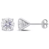 Brand new 🎁 Lab Created 1.8 CT DEW Created Moissanite Solitaire Stud Earrings in 14k White Gold by Belk & Co. 😍
