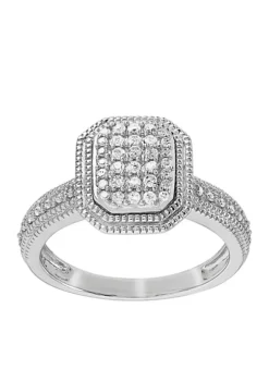 Cheapest ๐คฉ 1/4 ct. t.w. Diamond Ring in Sterling Silver by Belk & Co. ๐ฅ