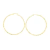 Hot Sale 🔔 2 mm x 70 mm Round Tube Hoop Earrings in Gold Over Sterling Silver by Belk & Co. 💯