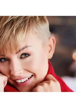 Discount ❤️ 3.25 CT TGW Heart Shape Citrine Earrings in Sterling Silver by Belk & Co. 💯 -DealsBelk & Co. Store Belk 9675