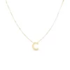 Brand new ⭐ 14 Karat Yellow Gold Block Initial-C Necklace by Belk & Co. 🛒